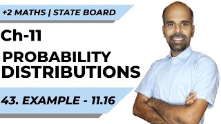 12th  eg 1116  Probability Distributions  Chapter 11  State Board  ram maths [upl. by Onitram]