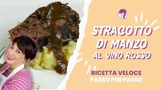 Stracotto di manzo al vino rosso  Antonietta Polcaro [upl. by Saraann]