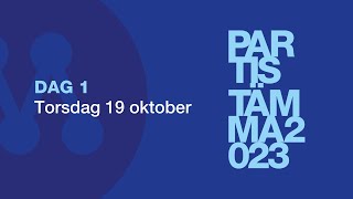 Partistämma Umeå 2023 TORSDAG 19 oktober [upl. by Inavoy124]