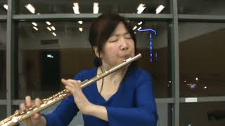 Telemann Fantasie for Flute solo Nr4テレマン 無伴奏フルートの為の幻想曲4番 [upl. by Ambros]