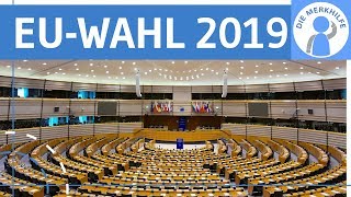 EUWahl 2019  Was ist die Europawahl Grundlagen einfach erklärt  Politik  Allgemeinwissen [upl. by Nura169]