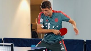 ThoMats Challenge Tischtennis mit Timo Boll [upl. by Gehman344]