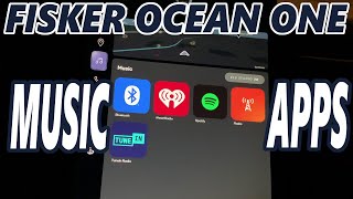 Fisker Ocean One  Music Apps [upl. by Tnerb419]