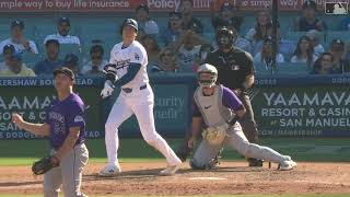 Shohei Ohtani Lines Game Tying Home Run in 9th Inning vs Rockies [upl. by Rosalind]