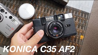 1 Jutaan  Konica C35 AF2 Auto Focus Kamera Analog Film [upl. by Ellersick]