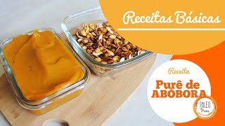 Receitas Básicas Purê de Abóbora Low Carb  Paleo Menu App [upl. by Esirehs]