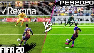 FIFA 20 vs PES 2020 Penalty Kicks  4K [upl. by Tubb]