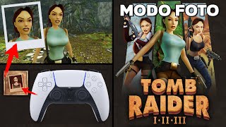 COMO TIRAR FOTO NO TOMB RAIDER REMASTERED IIII PLAYSTATION 5  MODO FOTO PHOTO MODE COMO USAR [upl. by Farrow810]