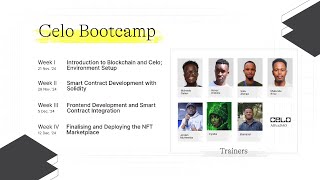 Celo Bootcamp Series Week 3 Deep Dive into Smart Contract [upl. by Buttaro]