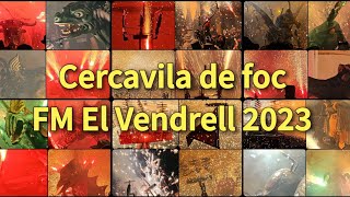 FM el Vendrell 2023 Cercavila de foc [upl. by Dray]