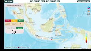 Live Streaming Seismic Intensity Map Intensitymeter dan Akselerometer Stageof Mataram [upl. by Eolande]