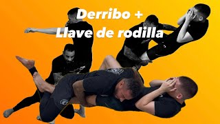 DERRIBO  LLAVE de RODILLA [upl. by Eecyaj]