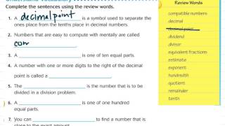 Chapter 5 Vocabulary Builder [upl. by Hogle]