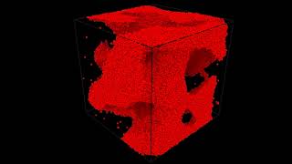 DPD Simulation of Spinodal Decomposition [upl. by Cirtap147]