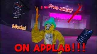 The Best gorilla tag fan game On Applab Stick🔥 [upl. by Ynohtnaleahcim]