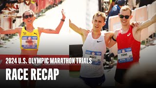 2024 US Olympic Marathon Trials Recap [upl. by Nasas112]