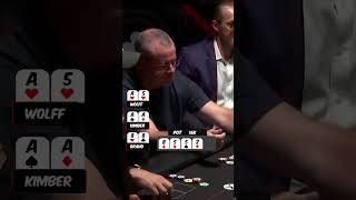 The Worlds MOST interesting POKER FLOP shorts poker [upl. by Sheree]