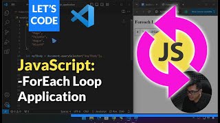 JS Essentials ForEach Loop Application  Generating HTML Data Based From An Array [upl. by Hairakcaz]