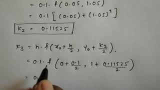 Numerical Solution of ODE by Runge  Kutta method of fourth order [upl. by Ardnaeel437]