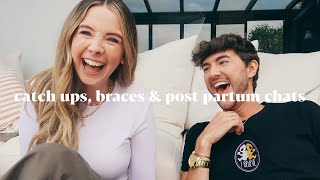 Catch Ups with Mark Getting Braces amp PostPartum Identity Chat [upl. by Cressi]