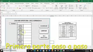 Como hacer una QUINIELA DEPORTIVA en Excel para Futbol Parte 1 [upl. by Millham]