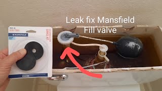 Toilet fill valve leaking easy fix with Mansfield [upl. by Keviv]