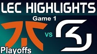 FNC vs SK Highlights Game 1 LEC Summer Playoffs 2024 Fnatic vs SK Gaming by Onivia [upl. by Kerril]