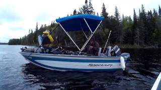 Fishing trip Canada  Quebec  Pêche Reservoir Giroux 2016 [upl. by Ecyaj364]