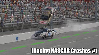 iRacing NASCAR Crashes 1 [upl. by Dannie]