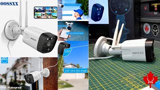 OOSSXX Wireless Security Camera  A Simple Surveillance Solution [upl. by Adnalor727]