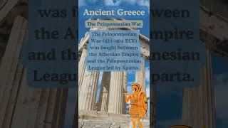 The Peloponnesian War education history shorts [upl. by Aleit66]