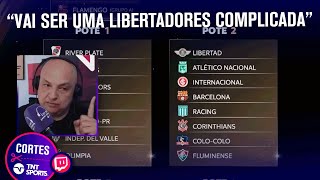 ANDRÉ HENNING REAGE AOS POTES DO SORTEIO DA LIBERTADORES E DESEJA SORTE AOS TIMES BRASILEIROS [upl. by Laamaj]