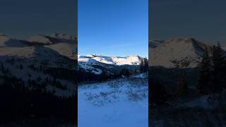 Backcountry skiing Loveland Pass yesterday shorts [upl. by Lleynod722]