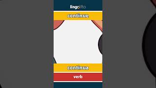 🇬🇧🇷🇴 continue  continua  vocabulary builder  learn English  să învățăm engleza [upl. by Quillon]