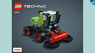 42102 B Harvester LEGO® Technic Manual at the Brickmanuals Instruction Archive [upl. by Enetsirk]