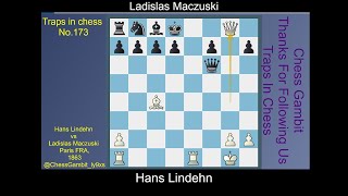 Hans Lindehn vs Ladislas Maczuski Traps in chess 173 [upl. by Malcah276]