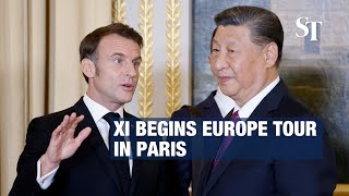 France European Union push Xi for more balanced Chinese trade ties [upl. by Dnivra]