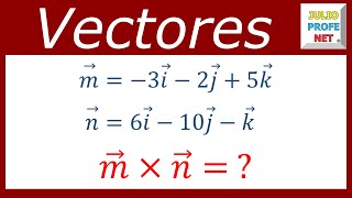 Producto cruz de dos vectores [upl. by Peirce]