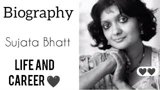 Biography Sujata Bhatt  Life and Literary Career 🖤 biography southasianliterature [upl. by Chace]