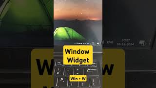 Open windows widget quickly with this tip shortcutkeys windows computer technology [upl. by Lakin]