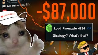 DoorDasher Loses Life Savings And Blames Robinhood…  WallStreetBets Biggest Trades [upl. by Slaughter]