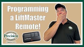 How to Program a LiftMaster Remote [upl. by Anha275]