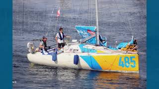 VOILE TOUR DES PORTS DE LA MANCHE 2023  Cherbourg sortie du port [upl. by Noletta]