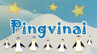 🎄Kalėdinės dainos vaikamas🎄 Dainos apie žiemą 🐧Pingvinai🐧  Me2čiukai [upl. by Ahsenak466]