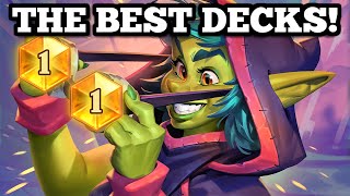 The FIVE BEST decks to hit LEGEND in Standard and Wild in Whizbang’s Workshop [upl. by Shem]