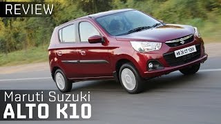 2015 Maruti Suzuki Alto K10  Review  ZigWheels [upl. by Zuliram]