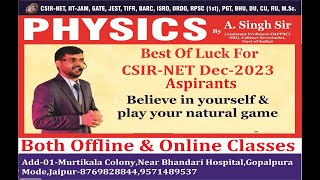 Best of Luck for CSIRNET DEC2023 Aspirants [upl. by Ayiak207]