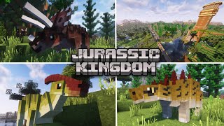 Minecraft Fossils amp Archeology Mod Survival World Tour  Jurassic Kingdom [upl. by Hanshaw115]