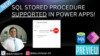 SQL Stored Procedure Supported In Power Apps [upl. by Ycnalc]