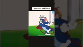 Developer vs tester normal conversation coding codecombat softwareengineer production tester [upl. by Enelrahc183]